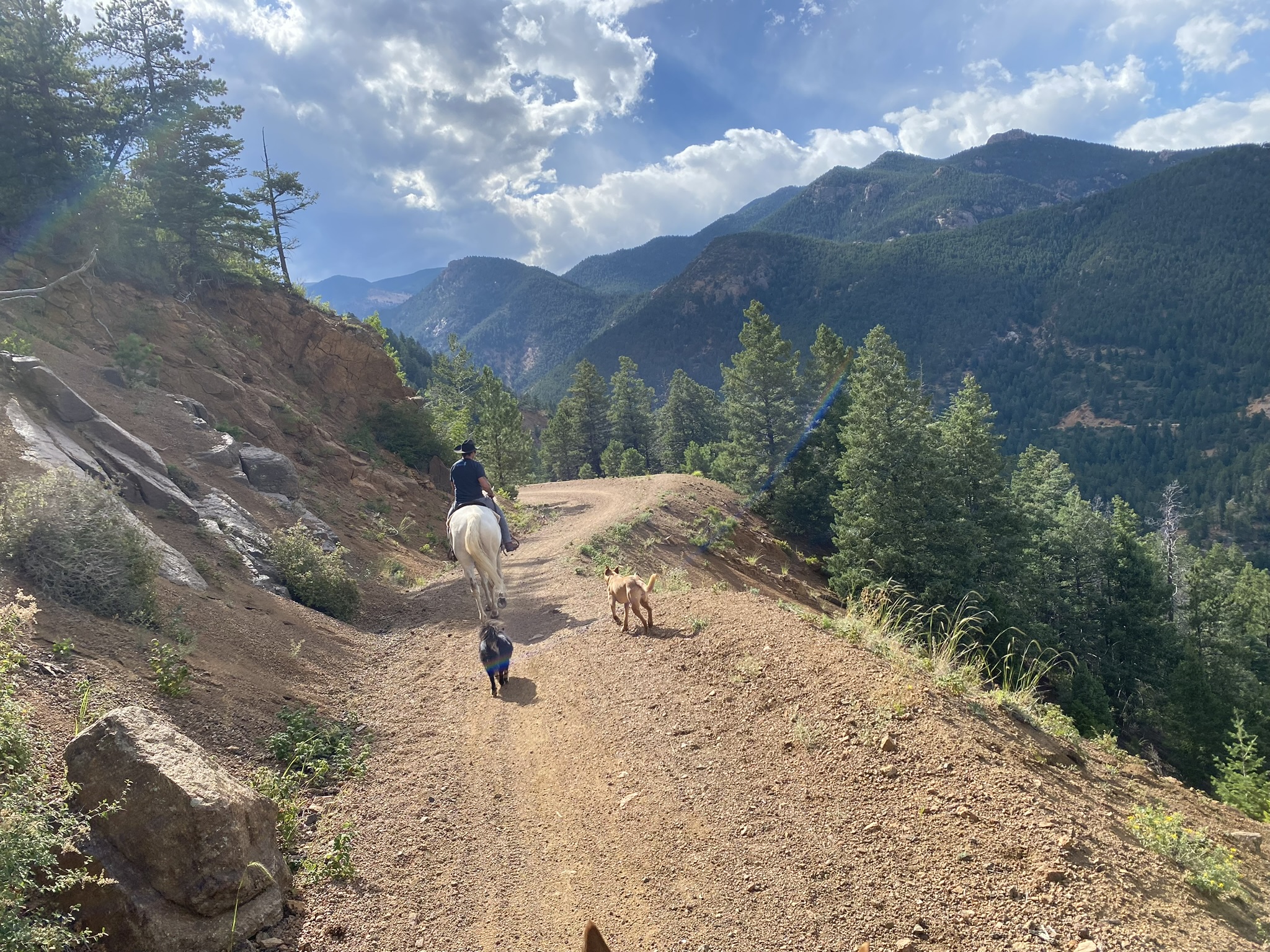 Adventure access in the canyon supported by BlackSky stewardship.